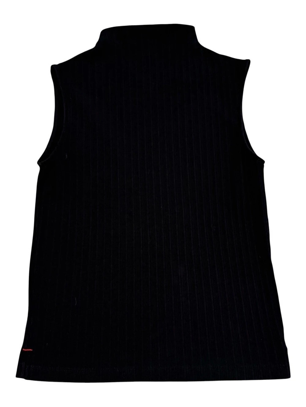 Madewell Ribbed Mock Neck Tank in Black Size XS
